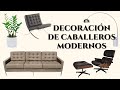 Artículos clásicos de diseño de interiores moderno para caballeros