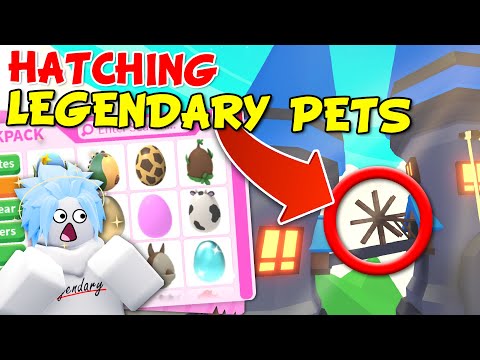 Hatching Legendary Pets in Roblox Adopt Me! Finding LUCK in the NEW Sky Castle 