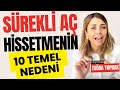 Sürekli Aç Hissetmenizin 10 Nedeni - Bunları Yapmazsan Acıkırsın - Diyetisyen Tuğba Yaprak