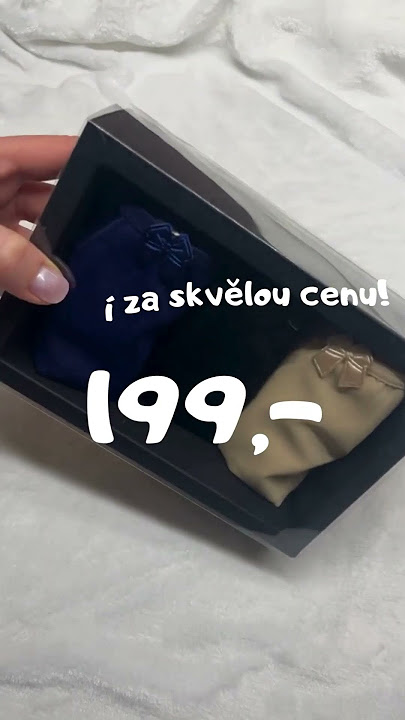 Bavlněné kalhotky v dárkové krabičce za 199 Kč! 🩷🎁