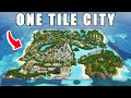 Building the perfect one tile city in cities skylines