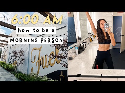 how to wake up EARLY to workout | become a morning person :)