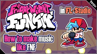 Video thumbnail of "[TUTORIAL FNF] - How i make music for the game! (like kawai sprite)| Tenzubushi"