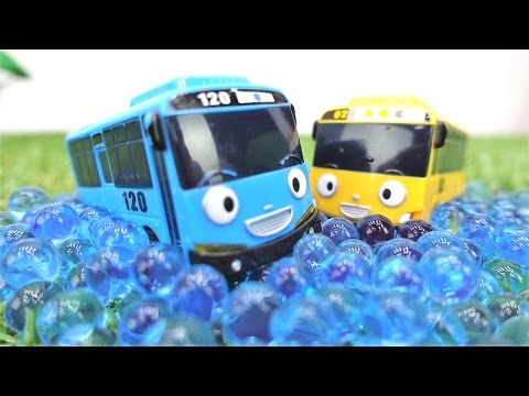 Видео с игрушками - Автобус Тайо и Лэни едут гулять