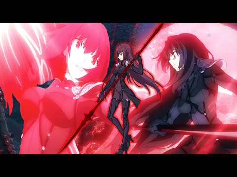 All Scathach スカサハ Scenes In Fate Grand Order Solomon Movie Youtube