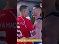 كريستيانو رونالدو يهدي قميصه لجواد لياميق بعد مباراة النصر والوحدة 
