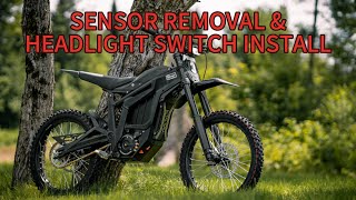 TALARIA MX4 SENSOR REMOVAL & LIGHT SWITCH