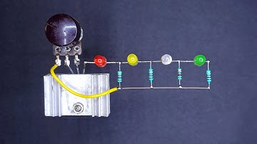 सबसे आसान और सस्ता Voltage Regulator With Voltage Level Indicator..Adjustable Power Supply..