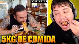 ELE COMEU 5KG DE COMIDA e eu tentei imitar!!!