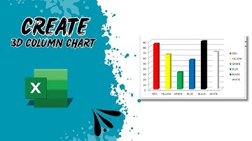 How to Create a 3D Column Chart to Color in Microsoft Excel