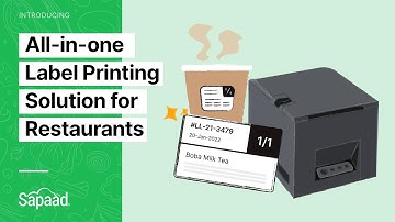 Sapaad Label Printing | All-in-one Label Printing Solution for Restaurants