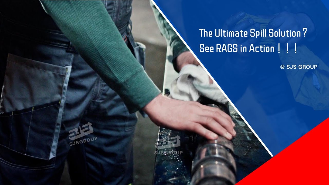 The Ultimate Spill Solution See RAGS in Action #cottonrags #wipingrags# ...