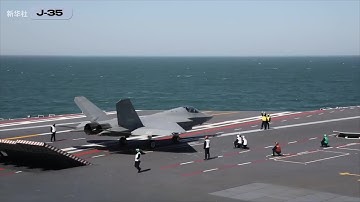 Catapult launch and arrested landing of China