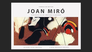 Testing Joan Miro’s Procreate Brushes by Digi Life