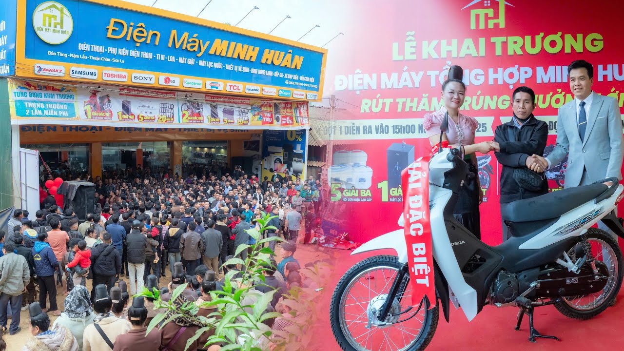 CHƯƠNG TRÌNH BÔC THĂM CHÚNG THƯỞNG ĐIỆN MÁY MINH HUÂN - XÃ NẬM LẦU