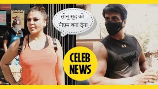 Rakhi On Sonu Sood | सोनू सूद भगवन है- Rakhi sawant | Celeb news | Bollywood Update