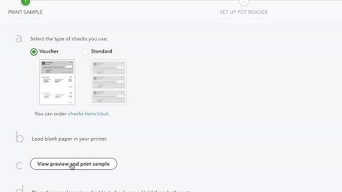 Print Checks in QuickBooks Online