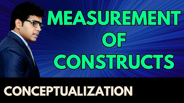 Measurement of Constructs | Process of Conceptualization in Research with examples || Urdu