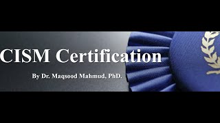 How to Pass CISM Certification Introduction