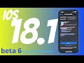 iOS 18.1 beta 6 : Quelles nouveautés sur iPhone ? Date de sortie iOS 18.1