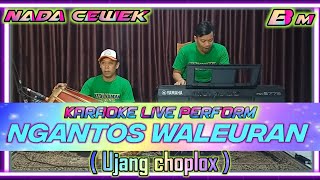 Ngantos waleuran-Ujang choplox ada karaoke nada cewek Bm