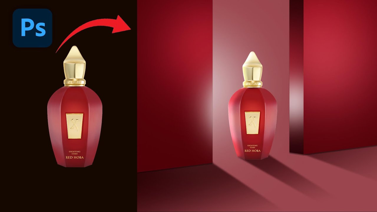 Perfume Product manipulation in Adobe Photoshop | Adobe Photoshop #1