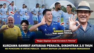🔴DETIK² PERALTA DISAMBUT ANTUSIAS KURZAWA~ Dikontrak 2.5 Thn,Duet Lini Serang Mengerikan, Bojan Top🔥