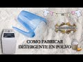 FABRICACIÓN DE DETERGENTE EN POLVO