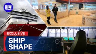 Spirit of Tasmania's newest ferry almost ready to set sail | 9 News Australia