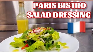 Paris Bistro Salad Dressing/ French Vinaigrette in 2 minutes! #chefarchiepie