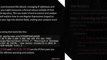 Extracting IP:Port from Logs Using Regex in Splunk