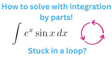 Why ∫ e^x·sin(x) dx Loops Back to Itself | Integration by Parts Trick