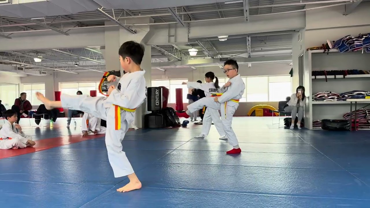 Taekwondo Orange Belt Test - March 7, 2026