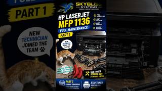 HP LaserJet 1136 Full Maintenance Started 🔧 Part 1 #printer #hpprinter #laptop #shorts #computer