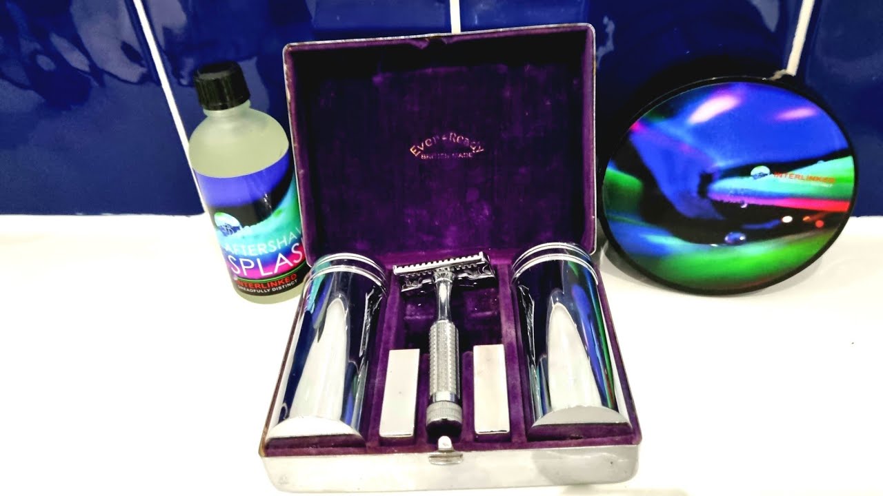 Phoenix & Beau Interlinked Soap & Splash. Ever-Ready Single Edge Razor. Gem Blade.