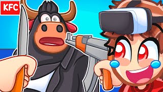 Cooking Customers at KFC In VR... (Cooking Clash VR)