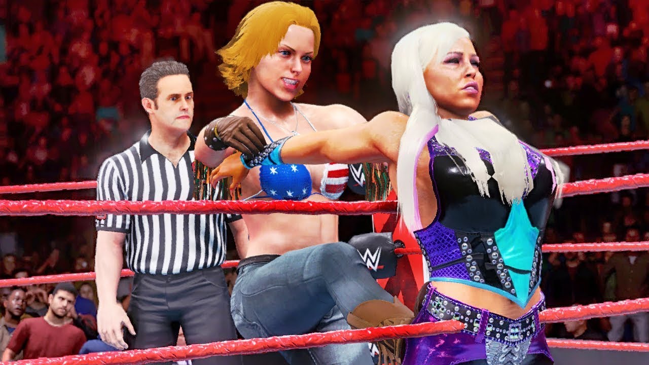 Wwe 2k20 First Steps Myplayer Tower 01 Tina Armstrong Dead Or Alive Vs Dana Brooke Youtube 