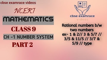 Class 9 | How to find rational number between two numbers | Rational Numbers | Number System part 2