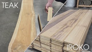 What's the difference between Teak and Iroko?