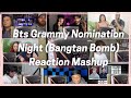 BTS- [BANGTAN BOMB] Grammy Nomination Night Reaction Mashup