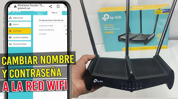 Cómo Cambiar NOMBRE y CONTRASEÑA del WiFi desde el Celular(Muy Fácil)-Router Rompe Muros TPLINK