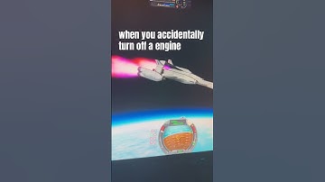 When you accidentally turn off a engine #ksp #kerbalspaceprogram