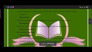 SOC404 || Final Term McQs || Quiz Files || Final Term Preparation || Quiz 3 || Quiz 4
