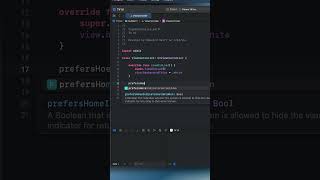 How to Hide the Home Indicator in Xcode #swift #developer #iosprogramming