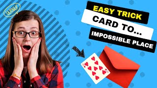 Card Vanish to Impossible Place -  Easy Card Tricks to Learn for Beginners