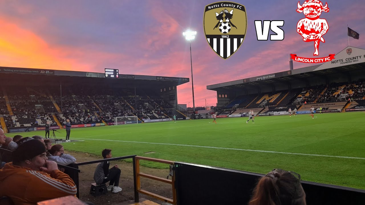 Notts County VS Lincoln City (Match Vlog) | Carabao Cup Tie - YouTube