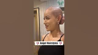 Beautiful actor headshave for movie