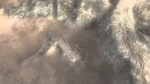 Doom 3 outdoor mega texture approach