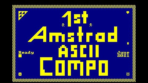 1st Amstrad ASCII Compo Results