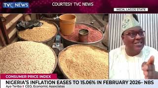 Nigeria’s Inflation rate for February 2026 according to National Bureau of Statistics reached 15.06%
